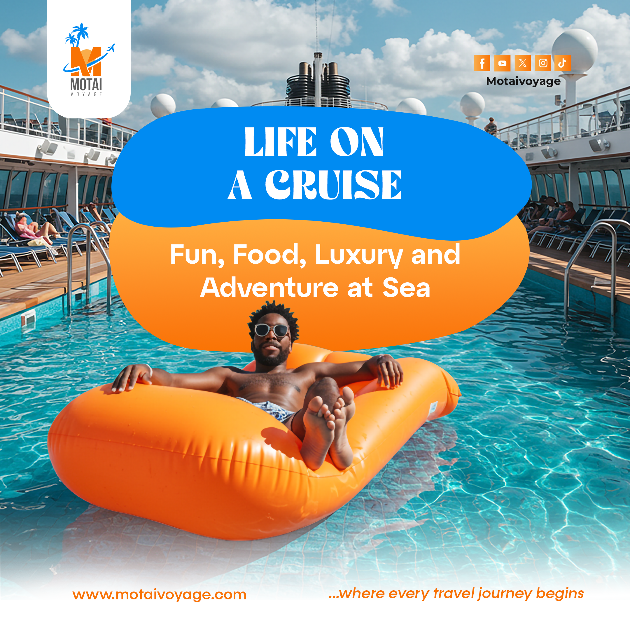 LIFE ON A CRUISE: Fun, Food, Luxury and Adventure at Sea.