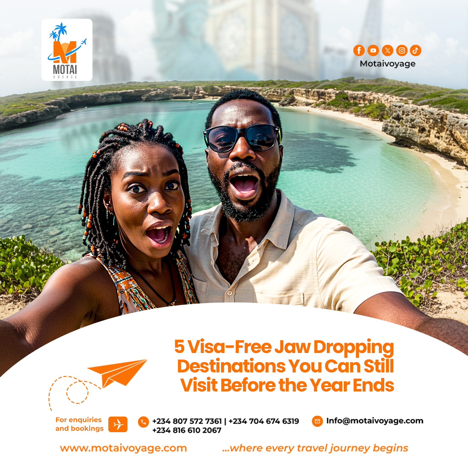 5 Visa-Free Jaw Dropping Destinations You Can Still Visit Before the Year Ends!